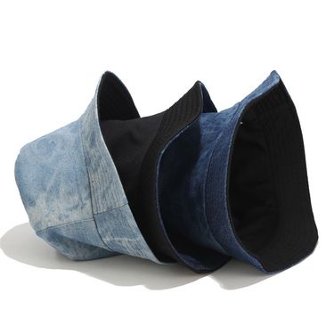 New Arrivals Patterned Denim Washed Bucket Hat Two Side Wear Unisex Bob Caps Hip Hop Gorros Men Women Panama Cap Beach Fishing_voghion.com