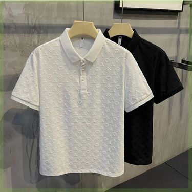Men's Clothing Shirt Men's Short Sleeved Shirt Summer Ultra Thin New Style Fashionable Handsome Solid Color Trendy Casual Shirt Tops_voghion.com
