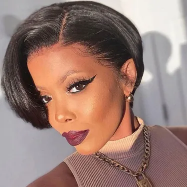 13x4 Pixie Cut Wig Transparent Lace Human Hair Wigs For Women_voghion.com