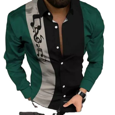 Blue Shirt Men Slim Fit Long Sleeve Red Chemise Homme Social Men Club Prom Shirt M-4XL895_voghion.com