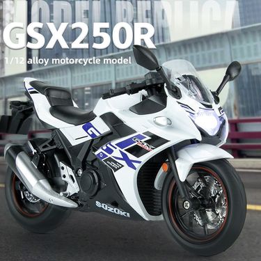 Simulation Alloy 250r Motorcycle Model Model Ornament Racing Locomotive Birthday Gift Toy Car_voghion.com