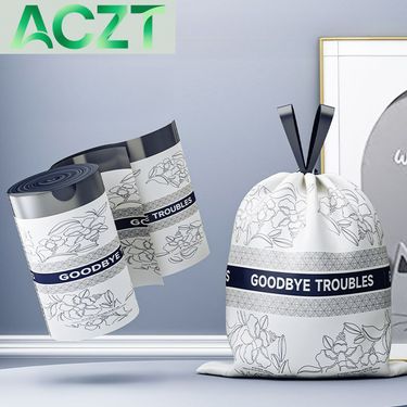 ACZT Glad ForceFlex Drawstring Bags - Tear-Resistant 20L-45L Value Pack For Kitchen_voghion.com