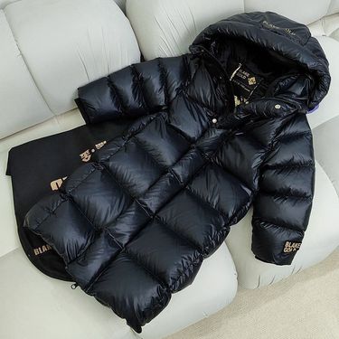 "Boys' Winter Down Cotton Jacket – Thickened Fur Collar Coat (120-170cm) – Black/Red/Blue"_voghion.com