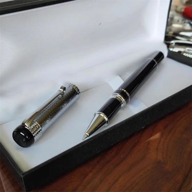 Luxury Starwalker 163 Dark Blue Metal Ballpoint Pen Rollerball Pen Fountain Pens Stationery Office School Supplies With Writing High Qualit_voghion.com