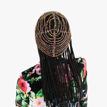 hot selling AB colorful diamond-embedded hair ring popular novel star same style handmade rhinestone hair accessories Headdress_viptrois.com