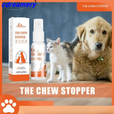 1pcs 50ml Pet Restricted Area Spray Pet Expel Spray Stop Chewing Multifunctional Gentle Stop Biting Spray For Dogs Cats Pet Supplies_voghion.com