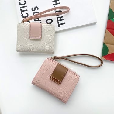 Coin Purses & Holders Embossed Small Wallet New Multifunctional Zipper Coin Purse For Women High End Fashion Card Holder_voghion.com