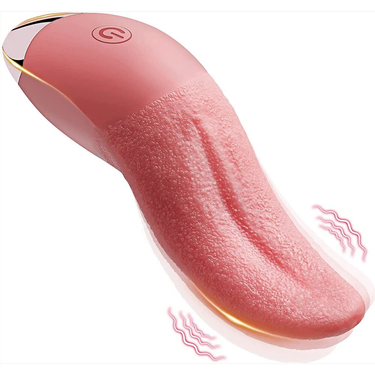 Licking Vibrator, 10-Mode Tongue Stimulator, G-Spot, Clitoral Phalloimitator, Adult Masturbator, Female Sex Toys_voghion.com