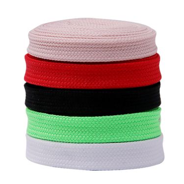 LACES 10mm Solid Color Flat Double Polyester Shoes Accessories Fit Canvas Shoes Board Shoes Casual Shoe Decoration_voghion.com