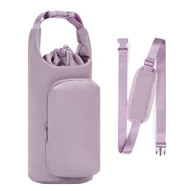 Women's Water Bottle Bag With Cell Phone Pocket Insulated With Adjustable Shoulder Strap Sling Water Bottle Bag_voghion.com