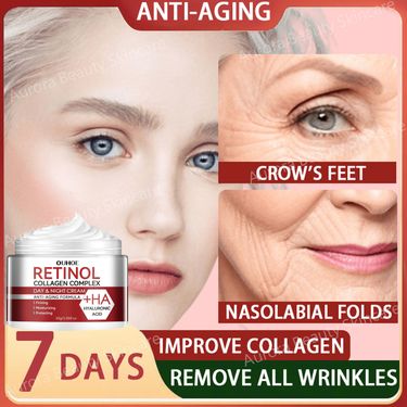 Retinol Lifting Firming Face Cream Remove Wrinkles Anti-Aging Fade Fine Lines Moisturizer Brightening Skin Care Korean_voghion.com