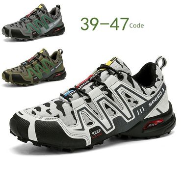 Men's hiking cross-country running shoes Romen outdoor sports shoes large size_voghion.com