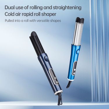 hair dryer comb cold wind curling iron curling iron curling straight dual-purpose straight hair clip curling iron straight hair straightener_voghion.com