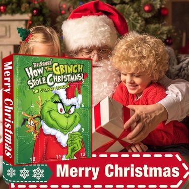 Countdown Creative Christmas Grinch Blind Box With Charming Acrylic Ornaments For Festive Decor_voghion.com
