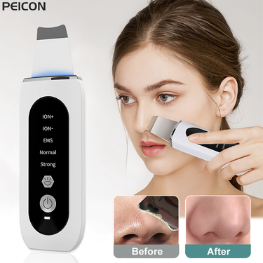 2024  2023 NEW Skin Scrubber Peeling Blackhead Remover Deep Face Cleaning Ultrasonic Ion Ance Pore Cleaner Facial Sh_voghion.com