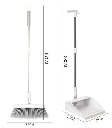 Dust Brooms Sets Magic Folding Dustpan for Home Cleaning Brush To Sweep Squeeze Mop Floor Toliet Wiper Garbage Broom and Dustpan_voghion.com