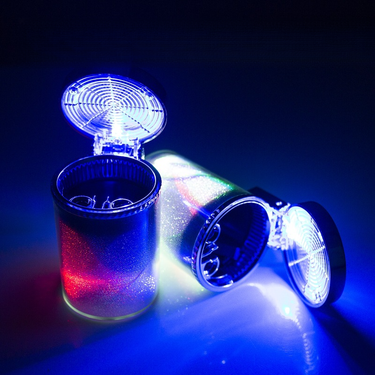 Car Car Air Outlet Rainbow Ashtray With LED Light For Household Use_voghion.com