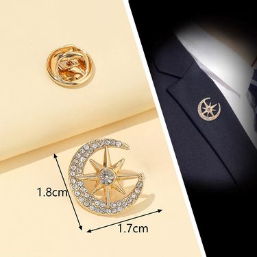 Brooch, Men's Suit, Dress, Uniform, Hat, Cuff, Corsage, Small Collar Pin, Shirt Collar Button, Badge Button, Anti-exposure Button_voghion.com