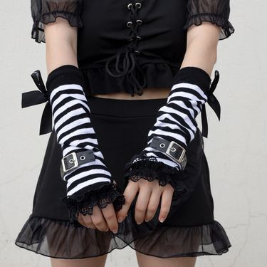 Winter Gloves And Sleeves Subculture Dark Sun Protection Warm Sleeves Harajuku Style Lolita Millennial Style_voghion.com