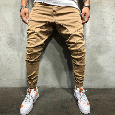 s Cargo Pants Joggers Hip Hop Drawstring Elastic Waist Slim Fit Casual Trousers Sweatpants High Quality Clothing For_voghion.com