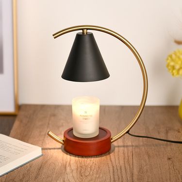 Home Furniture Simple Log Aromatherapy Wax Lamp Candle Lamp Bedroom Table Lamp Home Aromatherapy Fireless Adjustable Wax Lamp_voghion.com