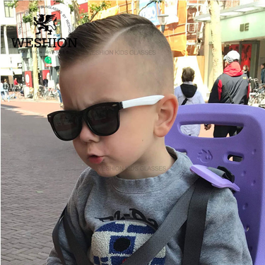 Sunglasses Kids Polarized Children Classic Brand Designer Eyeglasses Rivet TAC TR90 Flexible Safety Frame Shades For Boy_voghion.com