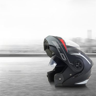 Bailide cross-border foreign trade helmet motorcycle full helmet double lens exposed helmet four seasons universal winter riding half helmet_voghion.com