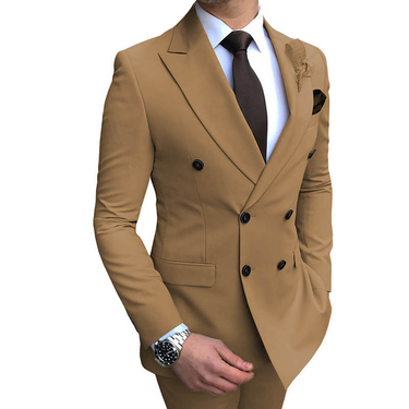 Man's clothing Men's suit Two-piece men's suit Casual Business suit men_mkmklike.com