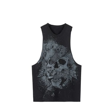 Men's Clothing Summer New Men's Vest Jogger Gym Sports Fitness Sleeveless T Shirt Top_voghion.com