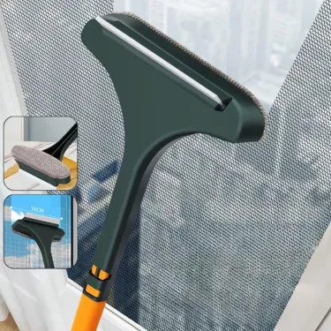 Multifunktionale Anti-Mücken-Siebbürste, Glasbürste, Trocken Und Nass, Dual-Use-Haushaltsreinigung, Staubbürste, Fensterreinigungswerkzeug_voghion.com