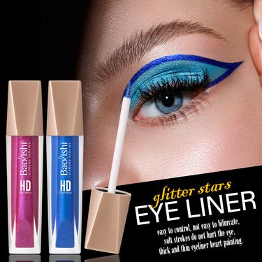 Explosives waterproof and long-lasting pen 12 color pearl colored eye shadow eyeliner_voghion.com