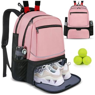Waterproof Outdoor Sports Tennis Racket Bag Large Capacity Multi Function Backpack Independent Shoe Compartment Badminton Bag_voghion.com