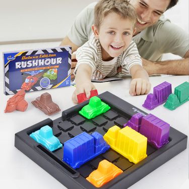 Party game Car out of storage reasoning logical thinking educational toy car Huarong Road Level 182_voghion.com