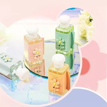 New Perfume Bag Three Dimensional Flower Perfume Flower and Fruit Fragrance Women's Perfume Long Lasting Fragrance The Same Student Perfume_voghion.com