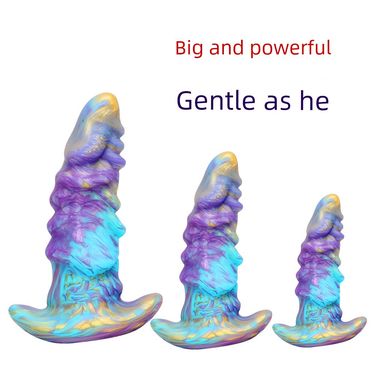 4.1/5.1/6.2cm Liquid Silicone Soft Out Invisible Wear Anal Beads Chrysanthemum Butt Plug S_voghion.com