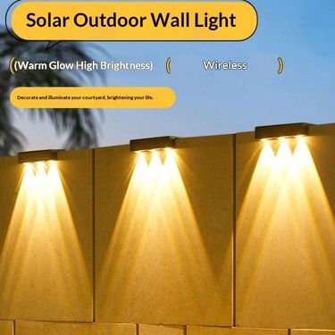 Hold Solar Outdoor Light Home Lighting Lamp Balcony Fence Spotlight Garden Atmosphere Wall Washer Waterproof_voghion.com