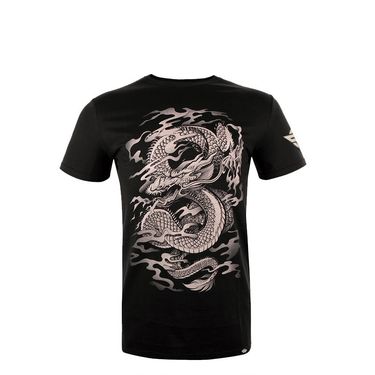 Men's Clothing Boxing short-sleeved fitness tops casual sports Sanda suit Muay Thai running dragon pattern short-sleeved training suit custom_voghion.com