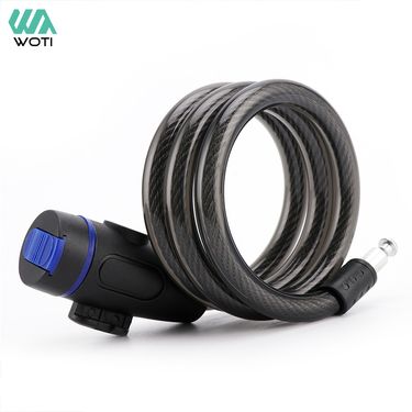 steel wire anti theft bicycle lock mountain bike chain lock steel cable lock ring key lock_voghion.com