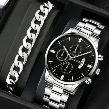 Fashion Men Watch Luxury Calendar Quartz Wrist Watch Business Watches Man Clock Male Bracelet Wristwatch_voghion.com