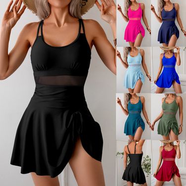 Women's Clothing New One Piece Swimsuits Skirt_voghion.com