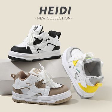 Boys Casual Board Shoes New High Top Girls Small White Shoes Soft Soled Baby Shoes_voghion.com