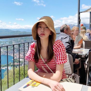 Women's Raffia Straw Hat, Beach Wide Brim, Foldable, Korean Style, Rustic Art Style, Summer Sun Protection, Straw Weaving Craftsmanship._voghion.com