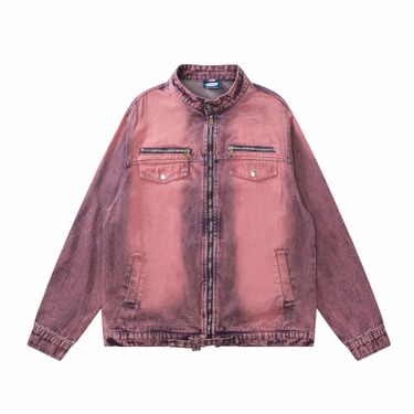 China-Chic High Street Washed Used Denim Coat Men's Spring and Autumn Hiphop American Jacket Loose Couple_voghion.com