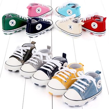 Spring Autumn 0-1 Year Old Boys and Girls Casual Canvas Walking Baby Shoes 2486 Total_voghion.com