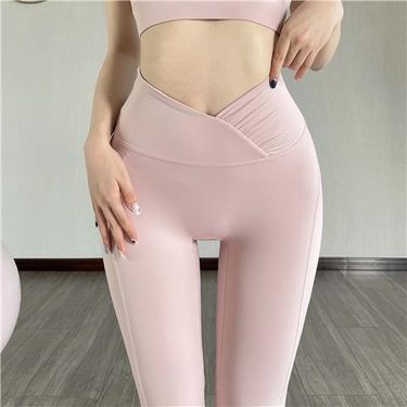 RenMou Fitness For Women, Tight Fitting Outerwear Pants, Summer High Waist Slimming Training, Quick Drying Running, Sports Yoga Exclusive Supply_voghion.com