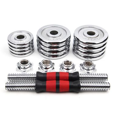 15KG Adjustable Weight Dumbbells Fitness Dumbbell Electroplating Weight Bars Gym Dumbbells Barbell Set For Men Body Building Hot_voghion.com