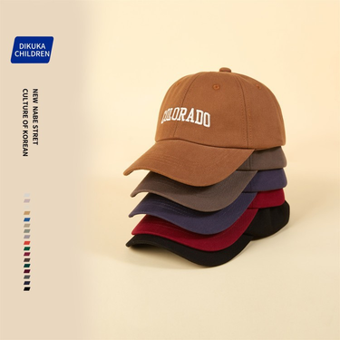 Children's hat spring and autumn fashion new ins boys and girls peaked cap big boy baby baseball cap_voghion.com