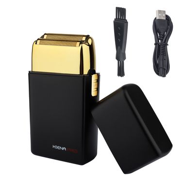 Professional men's reciprocating 2-blade IPX waterproof portable charging USB electric shaver 808_voghion.com