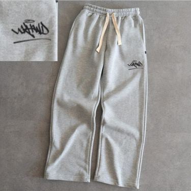 "Unisex Drawstring Wide-Leg Pants – Trendy Sketch Print Joggers With Adjustable Waist (S-4XL, Anti-Bacterial Rayon Blend)"_voghion.com