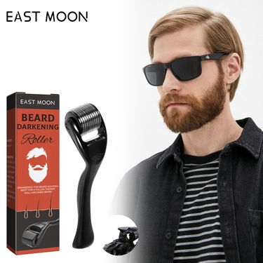 Get a Thicker Beard with Beard Thickening Roller, Strengthening Fibrous Roots, Moisturizing, Softening and Shining for Men_voghion.com
